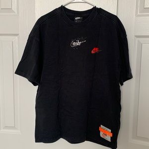 Black Nike Cotton oversized t-shirt tee size MEDIUM